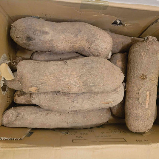 Ghana Yam (Pona) - 1 Box | 50LB - Wholesale