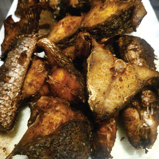 Homemade Fried Croaker Fish (Seasoned) - 4pcs