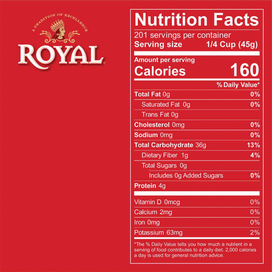 Royal, Basmati Rice, 20 lbs