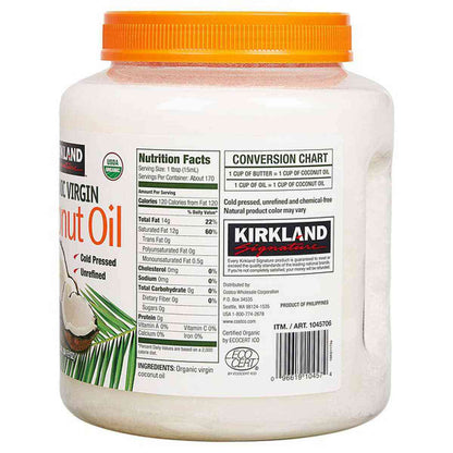 Kirkland Signature -Organic Virgin Coconut Oil - 84 fl oz