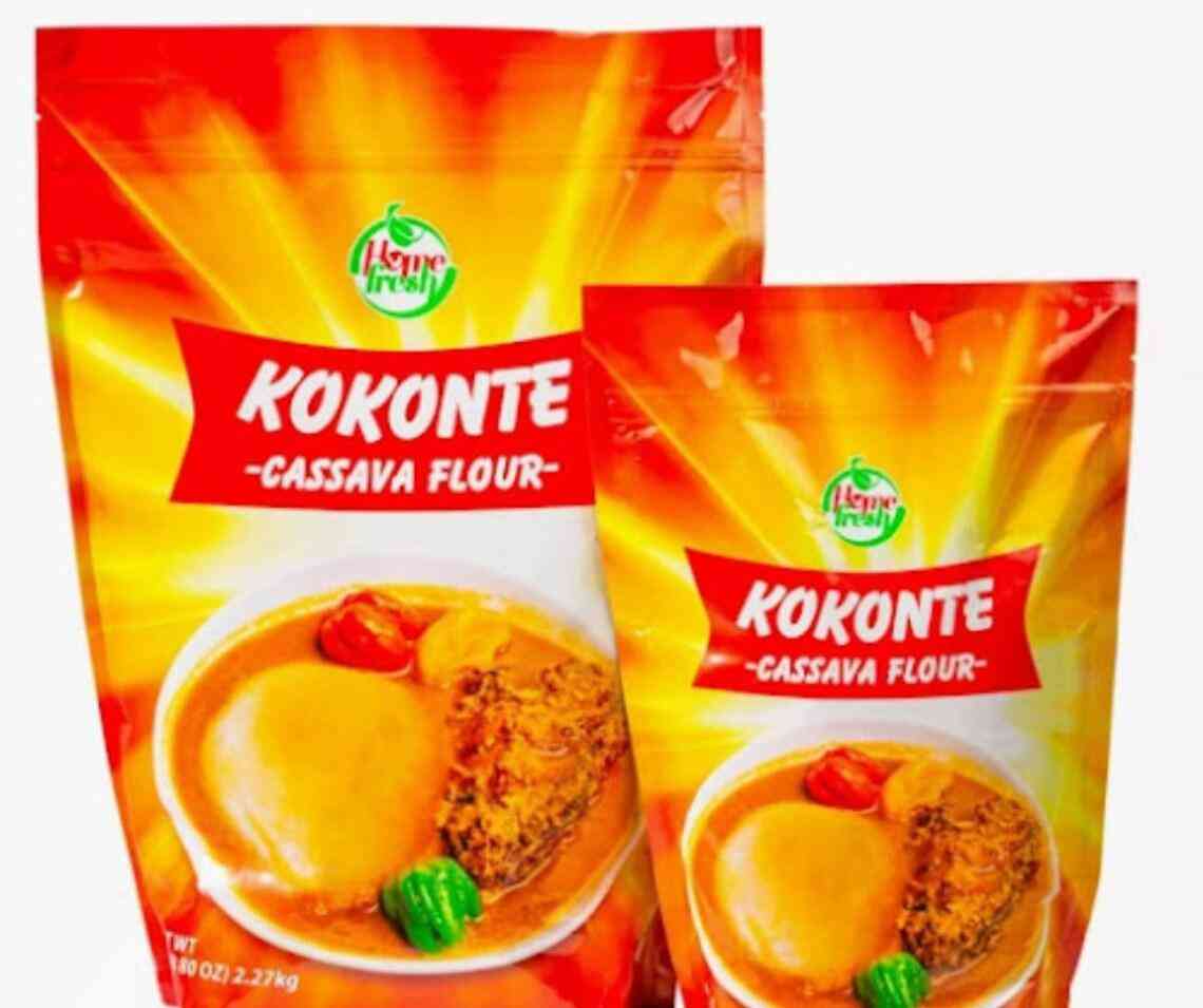 Home Fresh Konkonte Cassava Flour - 1kg (2.2lbs)