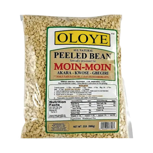 Oyole Peeled Beans (Moin-Moin) - 2LB | 4LB