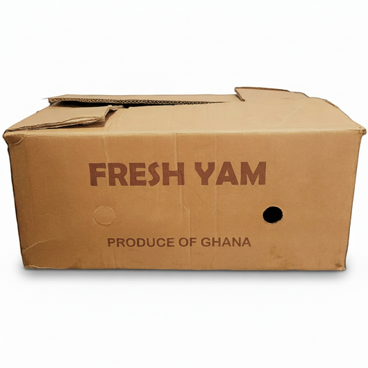 Ghana Yam - 1 Box - Wholesale
