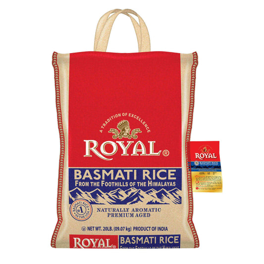 Royal, Basmati Rice, 20 lbs